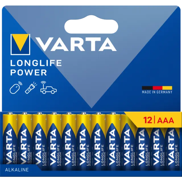 VARTA Alkalisk AAA LR3 12pk 