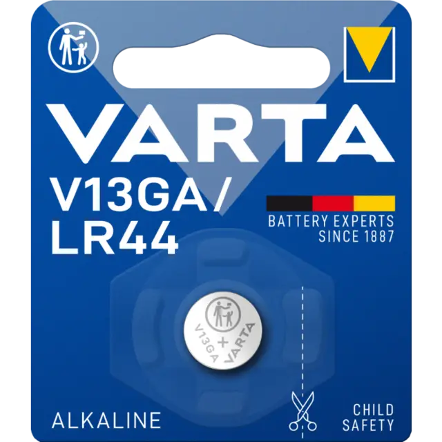 VARTA Alkalisk LR44 1pk 