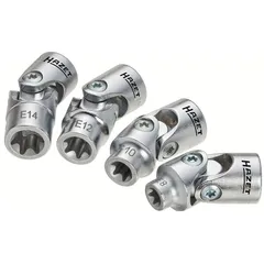 Hazet Pipesett 880G-E/4 utv. TORX® 3/8 tomme (1 mm) firkantdrev | 4 deler