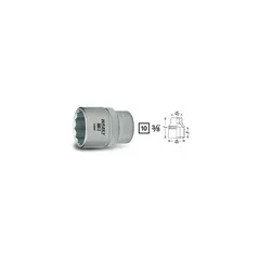 Hazet Pipe 880Z-9 NV 9 mm 3/8 tomme (1 mm) firkantdrev