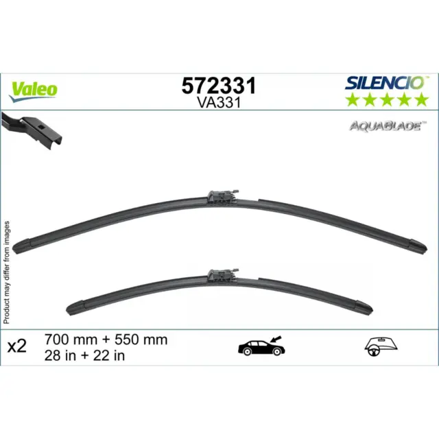 Valeo Silencio Wiper Aqua Lhd Va331 