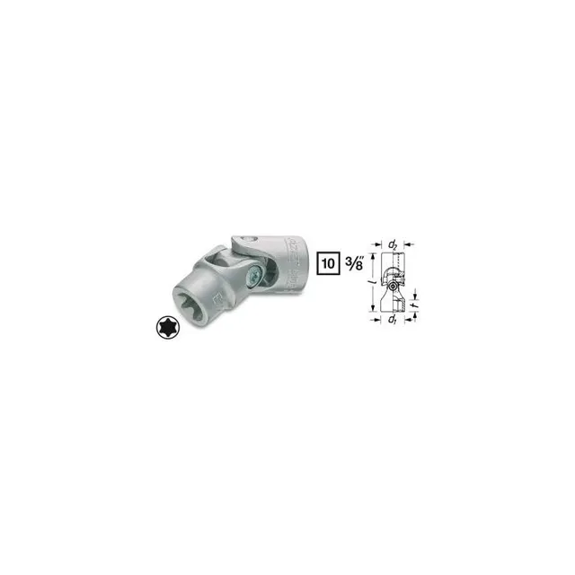 Hazet Pipe 880G-E8 utv. TORX® 3/8 tomme (1 mm) firkantdrev | NV E8 
