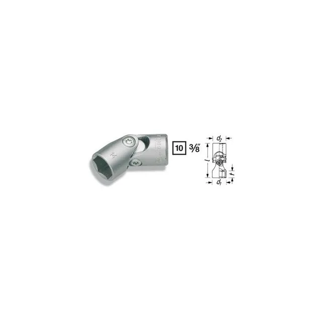 Hazet Leddpipe 880G-19 6-kant 3/8 tomme (1 mm) firkantdrev | NV 19 mm 