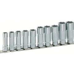Hazet Pipesett 880LG/10H 6-kant sekskantdel | 1 deler | 1 – 19