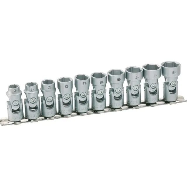 Hazet Sekskantledd pipesett 880G/10H 11 3/8 tomme (1 mm) firkantdrev | 6-kant 