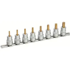 Hazet Pipesett 8802T/8H innv. TORX® 3/8 tomme (1 mm) firkantdrev | 8 deler