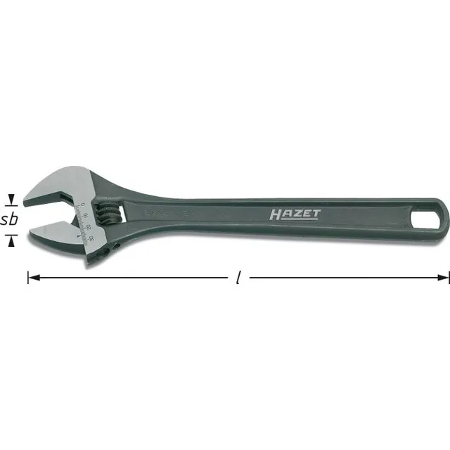 Hazet Enkel fastnøkkel 279-8 6-kant justerbar | Spennområde 29 mm 