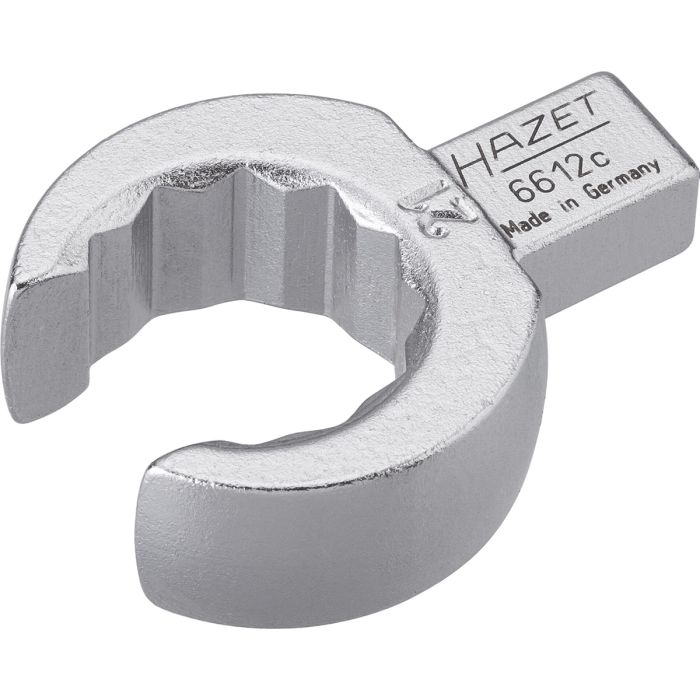 Hazet Innstikk-ringnøkkel 6612C-21 åpen | 9 x 12 mm innstikk | NV 21 mm