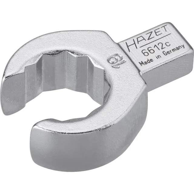 Hazet Innstikk-ringnøkkel 6612C-19 åpen | 9 x 12 mm innstikk | NV 19 mm 