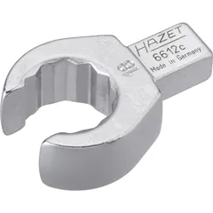 Hazet Innstikk-ringnøkkel 6612C-18 åpen | 9 x 12 mm innstikk | NV 18 mm