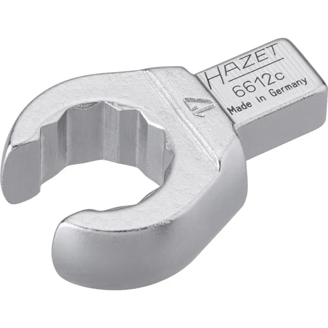 Hazet Innstikk-ringnøkkel 6612C-17 åpen | 9 x 12 mm innstikk | NV 17 mm 