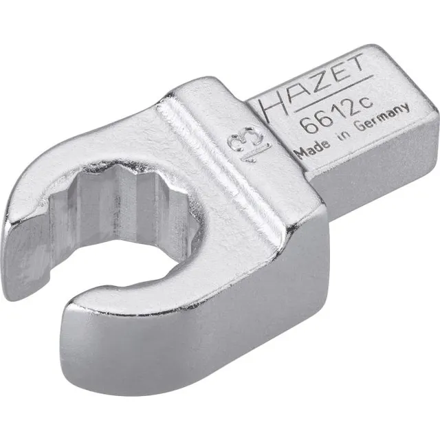 Hazet Innstikk-ringnøkkel 6612C-13 åpen | 9 x 12 mm innstikk | NV 13 mm 