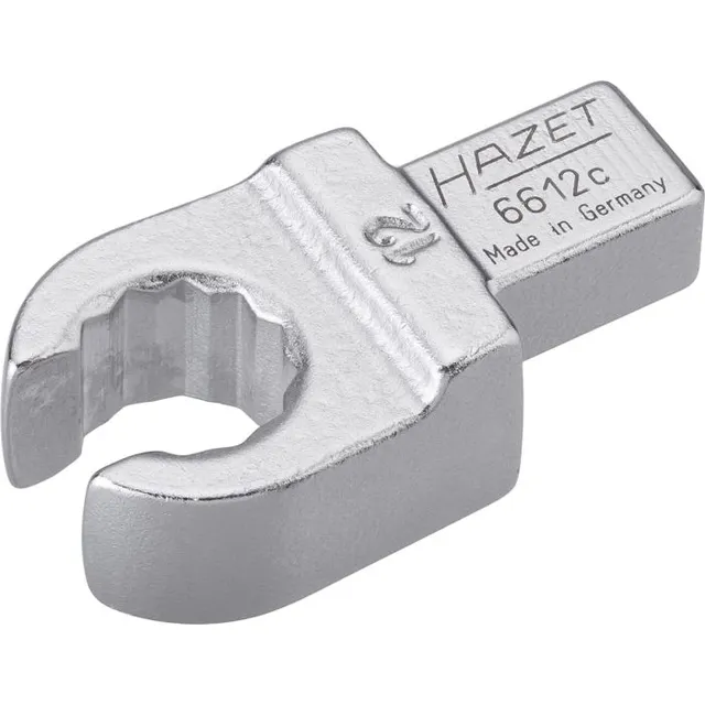Hazet Innstikk-ringnøkkel 6612C-12 åpen | 9 x 12 mm innstikk | NV 12 mm 