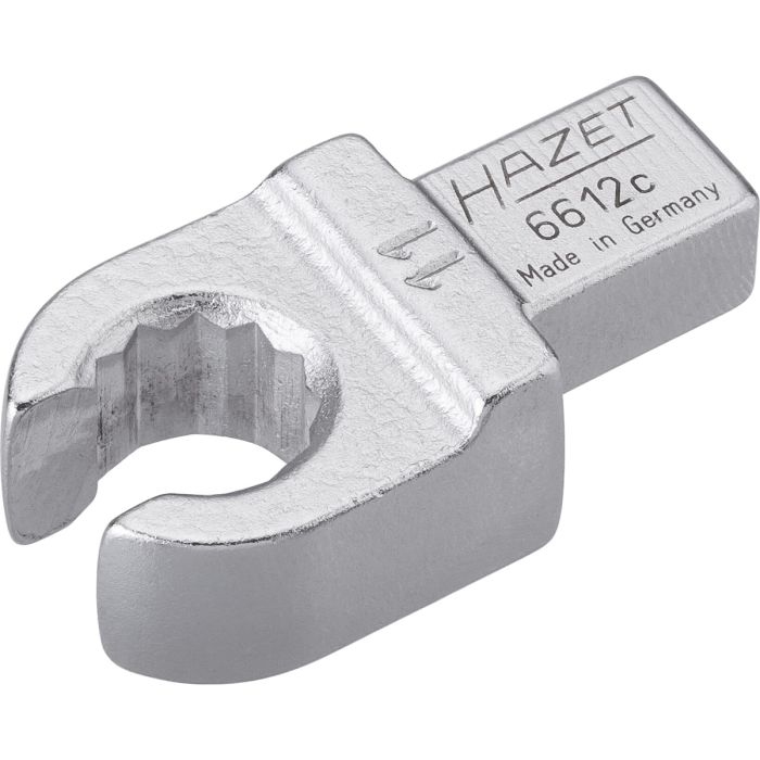 Hazet Innstikk-ringnøkkel 6612C-11 åpen | 9 x 12 mm innstikk | NV 11 mm