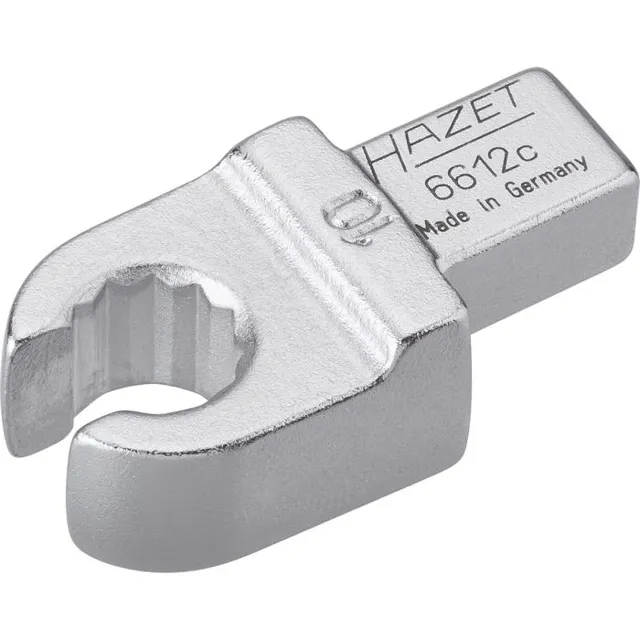 Hazet Innstikk-ringnøkkel 6612C-10 åpen | 9 x 12 mm innstikk | NV 1 mm 