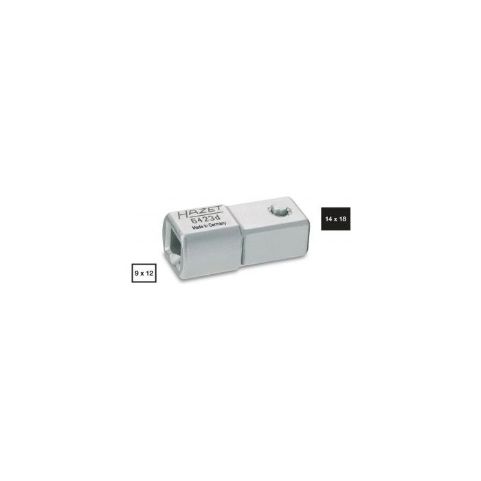 Hazet Innstikkadapter 6423D Lengde 45 mm 14 x 18 mm innstikk