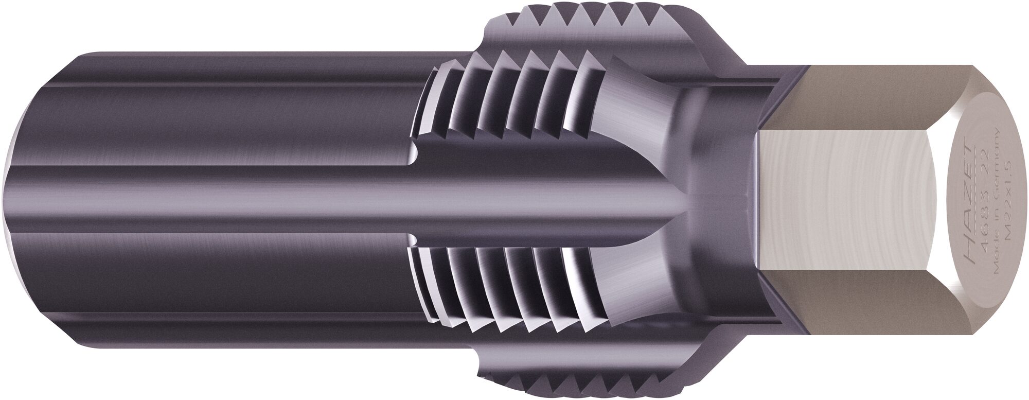 Hazet Gjengeoppfrisker eksostempsensor 13 mm utvendig sekskant | Lengde 5 mm