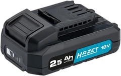 Hazet Li-ion-batteripakke 9500-025 18 Volt | 2,5 Ah (amperetimer)
