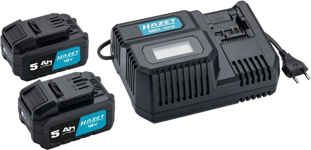 Hazet Startsett for ladbare batterier 3 deler 