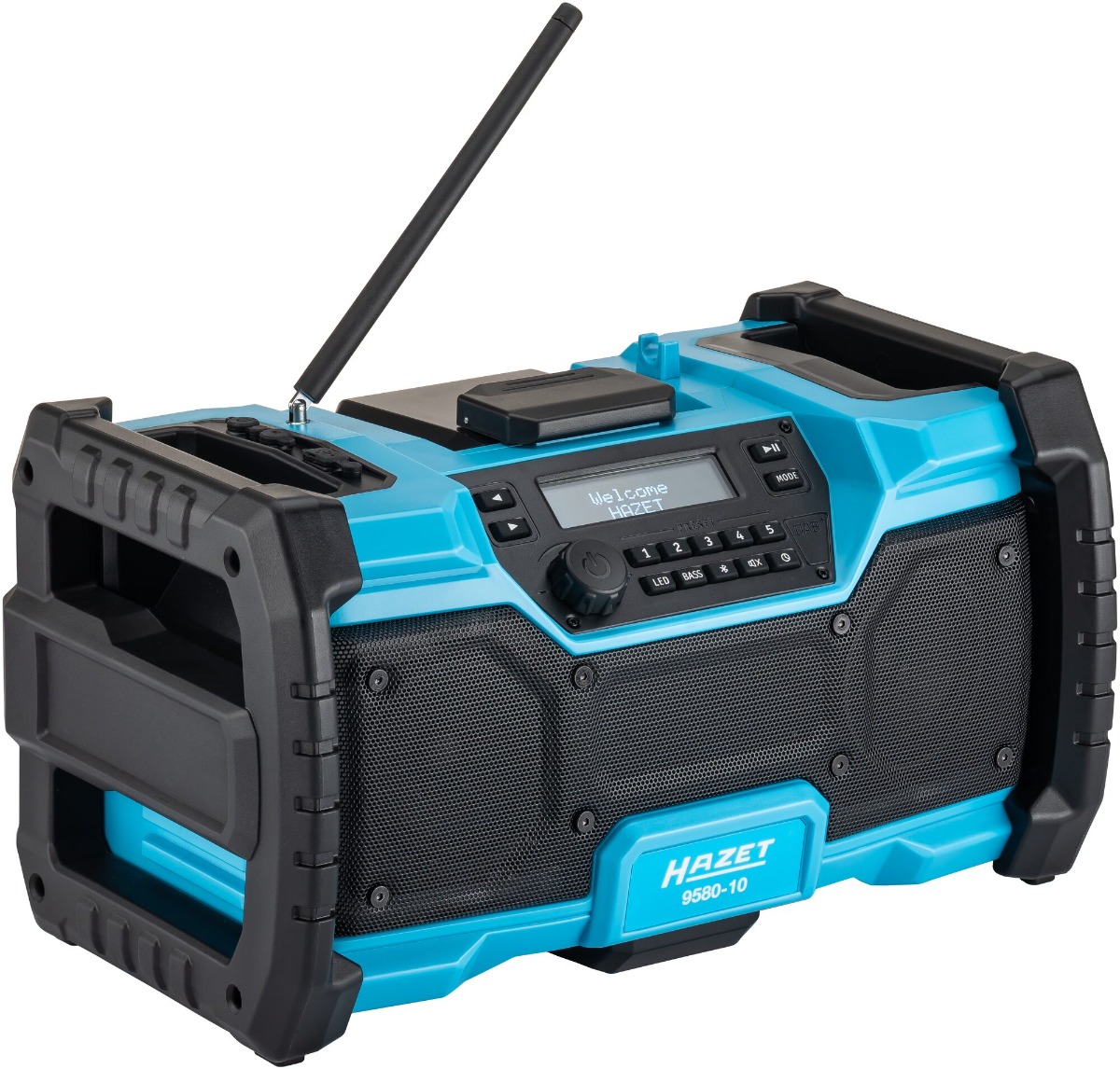 Hazet DAB-radio 9580-10 Bluetooth Hybrid 18 og 23 Volt
