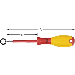 Hazet Elektriker-skrutrekker 810VDE-T30 isolert | innv. TORX® | NV T3