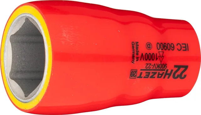 Hazet Pipe 900KV-22 isolert 1/2 tomme firkantdrev | 6-kant 