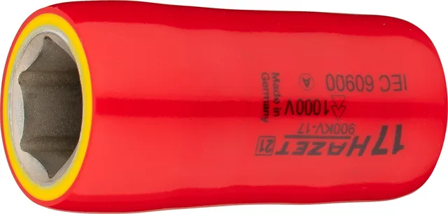 Hazet Pipe 900KV-17 isolert 1/2 tomme firkantdrev | 6-kant 