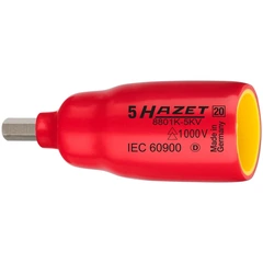 Hazet Skrutrekkerpipe 8801K-5KV NV 5 mm isolert | 3/8 tomme (1 mm) firkantdrev