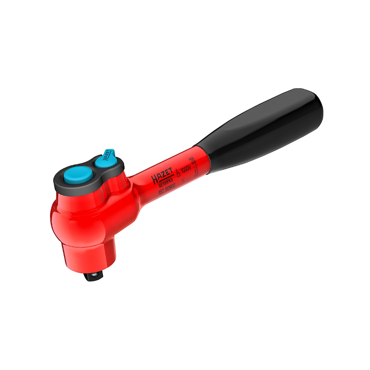 Hazet HiP fintannet skralle 8816HPKV isolert | 3/8 tomme (1 mm) firkantdrev