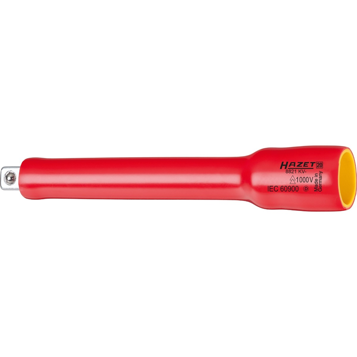Hazet Forlenger 8821KV-3 Lengde 90 mm isolert | 3/8 tomme (1 mm) firkantdrev