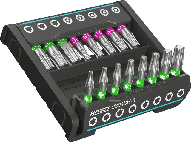 Hazet SmartHolder med 16 bits 2304SH-3 kort | 1/4 tomme sekskant | 16 deler 