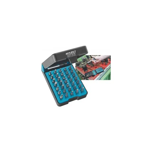 Hazet Bitsett 2240N/36 36 deler 1/4 tomme sekskant | 3 – 6 | PH1 – PH3 