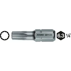 Hazet Bits 2211-4 1/4 tomme sekskant Innvendig flertannet profil XZN | NV M4