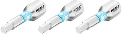 Hazet Bits 2204N-3/3 1/4 tomme sekskant Unbrakoprofil | 3 deler | NV 3 mm
