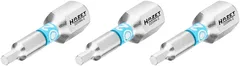 Hazet Bits 2204N-2/3 1/4 tomme sekskant Unbrakoprofil | 3 deler | NV 2 mm