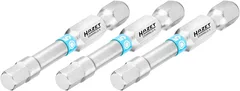 Hazet Bits 2204NSLG-5/3 3 deler 1/4 tomme sekskant | Unbrakoprofil