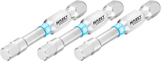 Hazet Bits 2204NSLG-5/3 3 deler 1/4 tomme sekskant | Unbrakoprofil 