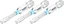 Hazet Bits 2204NSLG-3/3 3 deler 1/4 tomme sekskant | Unbrakoprofil