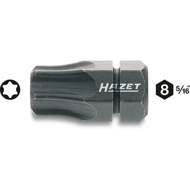 Hazet Bits 2597-01 5/16 tomme sekskant innv. TORX® | NV T45 