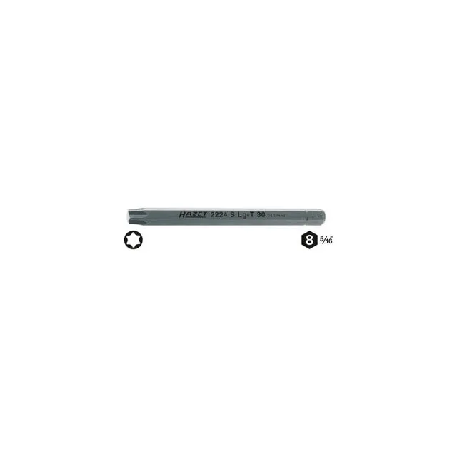 Hazet Bits 2224SLG-T50 innv. TORX® 5/16 tomme sekskant | NV T5 