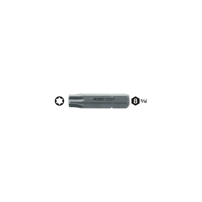 Hazet Bits 2224-T55 5/16 tomme sekskant innv. TORX® | NV T55