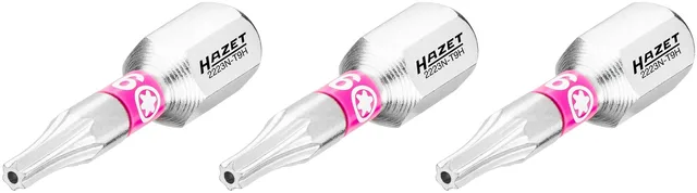 Hazet Bits 2223N-T9H/3 3 deler 1/4 tomme sekskant | NV T9H 
