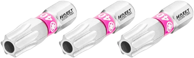 Hazet Bits 2223N-T40H/3 3 deler 1/4 tomme sekskant | NV T4H 
