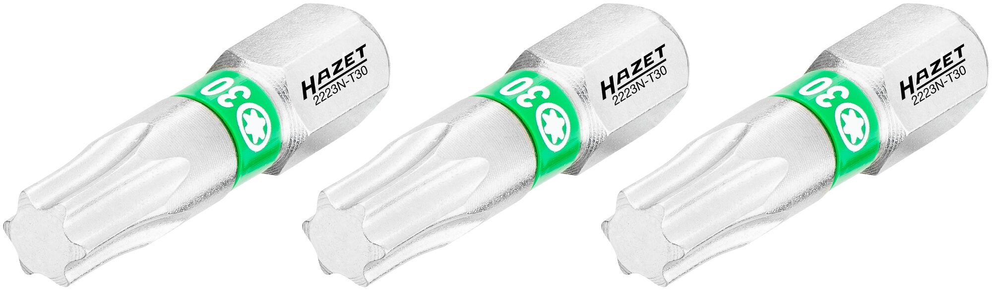 Hazet Bits 2223N-T30/3 innvendig TORX® 1/4 tomme sekskant | 3 deler | NV T3