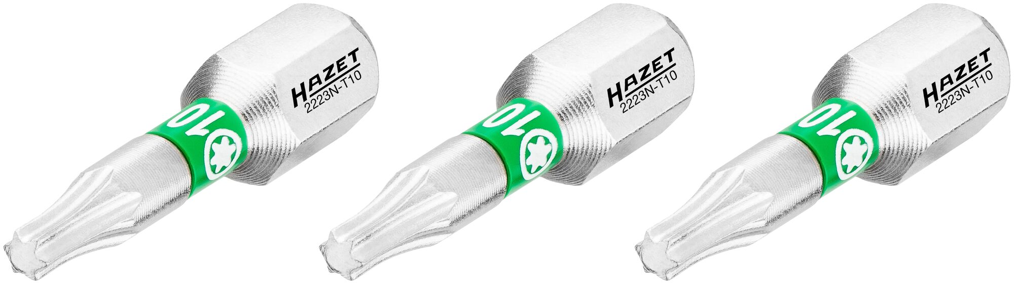 Hazet Bits 2223N-T10/3 innvendig TORX® 1/4 tomme sekskant | 3 deler | NV T1