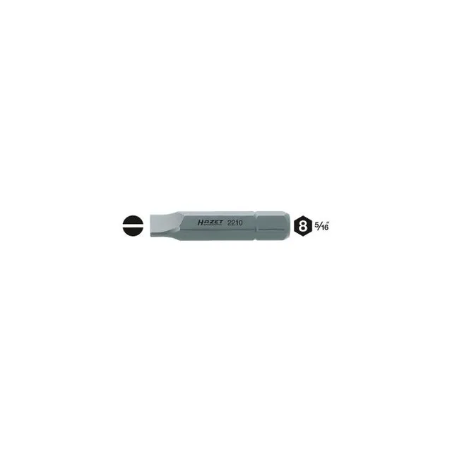 Hazet Bits 2210-9 5/16 tomme sekskant Slisseprofil | NV 1 x 5,5 mm 