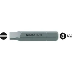 Hazet Bits 2210-12 5/16 tomme sekskant Slisseprofil | NV 1,6 x 8 mm
