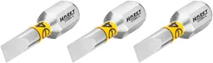 Hazet Bits 2208N-4/3 1/4 tomme sekskant Slisseprofil | 3 deler | NV ,5 x 4 mm