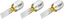 Hazet Bits 2208N-4/3 1/4 tomme sekskant Slisseprofil | 3 deler | NV ,5 x 4 mm