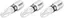 Hazet Bits 2216N-PZ3/3 PZ-profil 1/4 tomme sekskant | 3 deler | NV PZ3